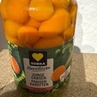 Junge Erbsen Pariser Karotten