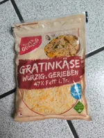 Gratinkäse würzig, gerieben