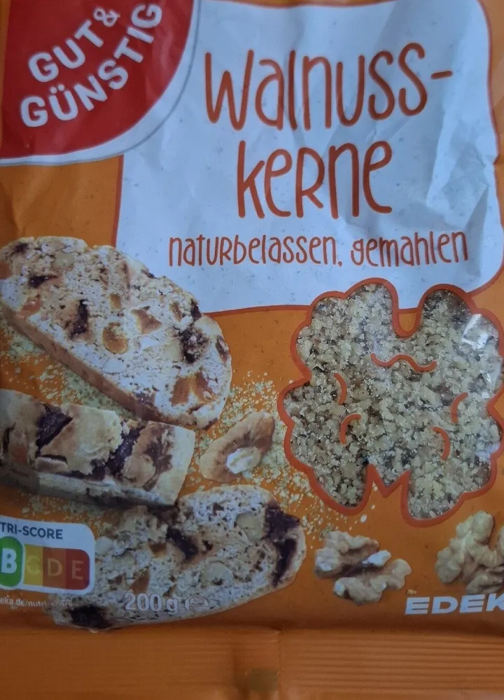 Walnusskerne naturbelassen, gemahlen