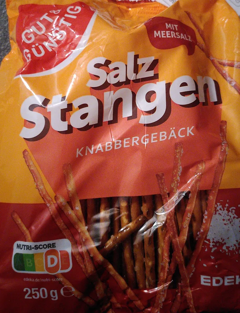 EDEKA GUT&GÜNSTIG Salz Stangen 250g 0,89€ 1kg 3,65€