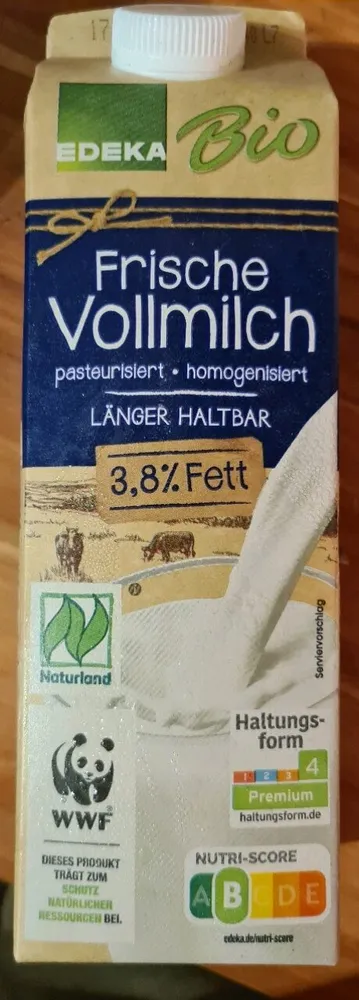 Frische Vollmilch
