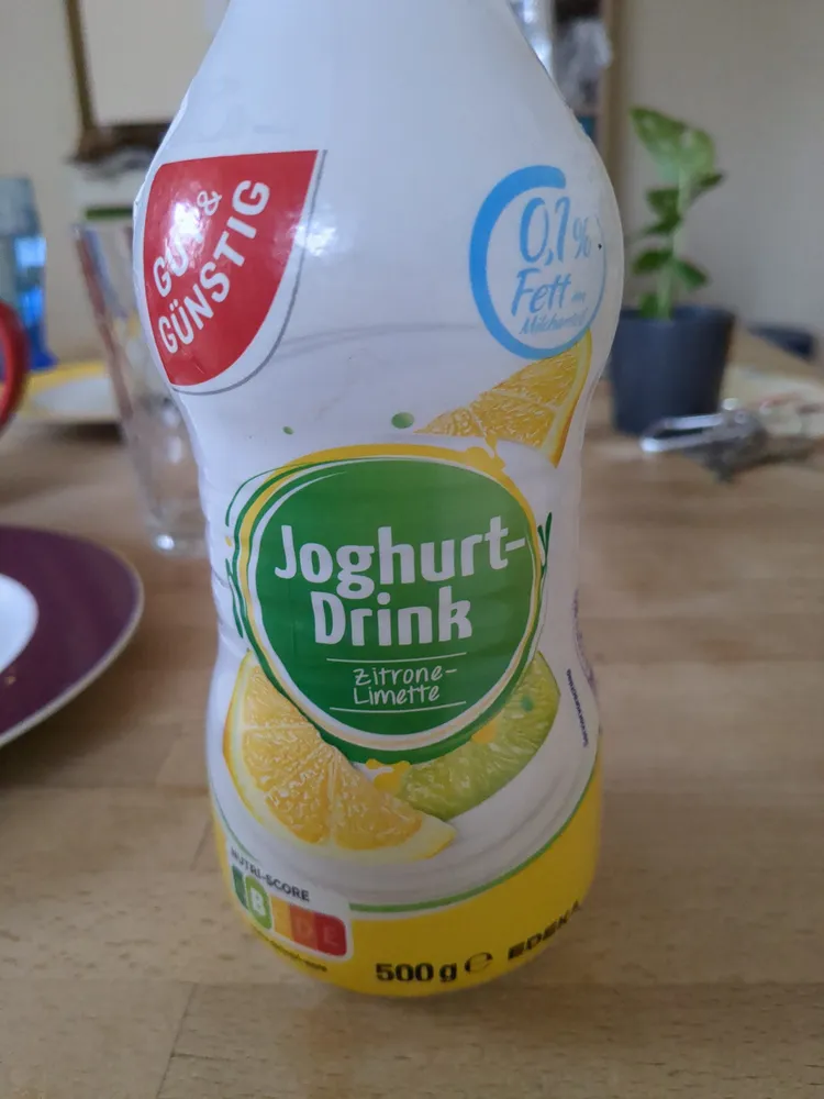 Joghurt-Drink Zitrone-Limette