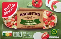 Baguettes Tomate Mozzarella