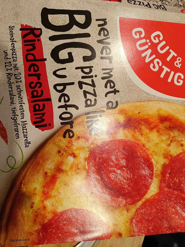 Big Pizza Rindersalami