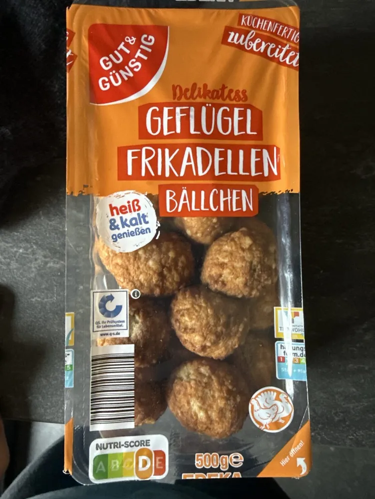 Geflügel Frikadellen