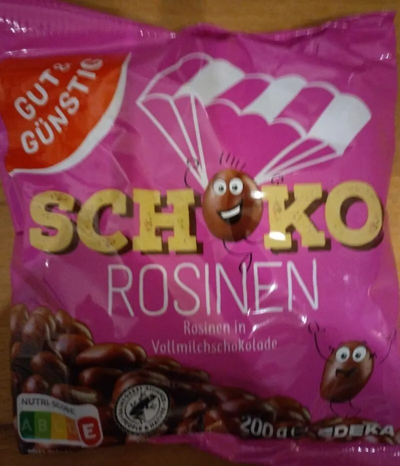 Schoko Rosinen