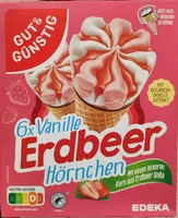 Vanille-Erdbeer Hörnchen