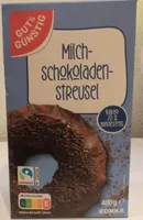 Milch Schokoladen Streusel