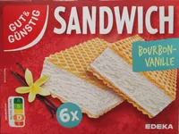 Sandwich Eis Bourbon Vanille