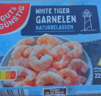 White Tiger Garnelen naturbelassen