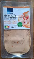 VEGANER AUFSCHNITT NACH ART LYONER MIT PIKANTER PAPRIKA