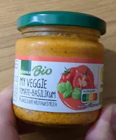 Bio My Veggie Tomate-Basilikum Pflanzlicher Brotaufstrich
