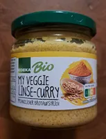 Edeka Bio My Veggie Linse-Curry 4311501072707 Pflanzlicher Brotaufstrich mit Linsen und Curry
