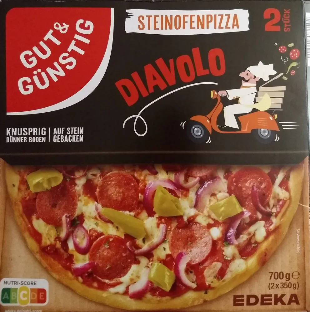 Steinofenpizza Diavolo