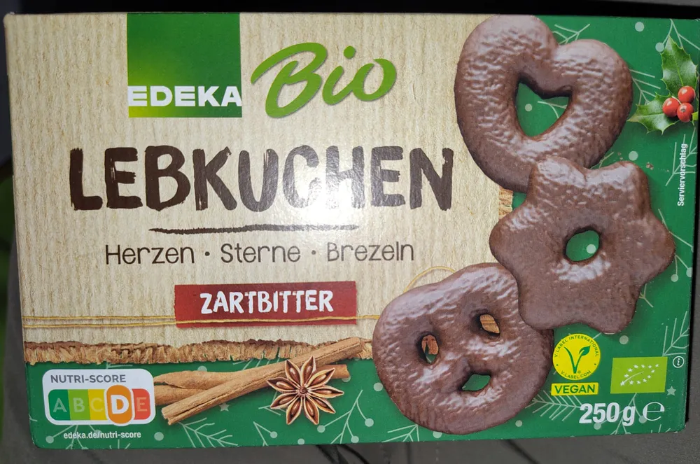 Lebkuchen Zartbitter (vegan)