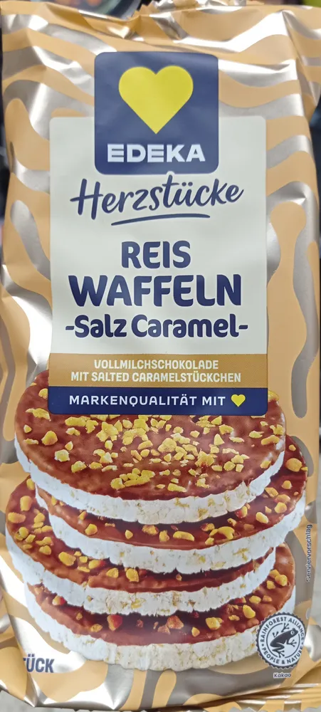 Rice Waffeln Salz Caramel