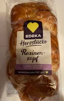Edeka Herzstücke Rosinenzopf