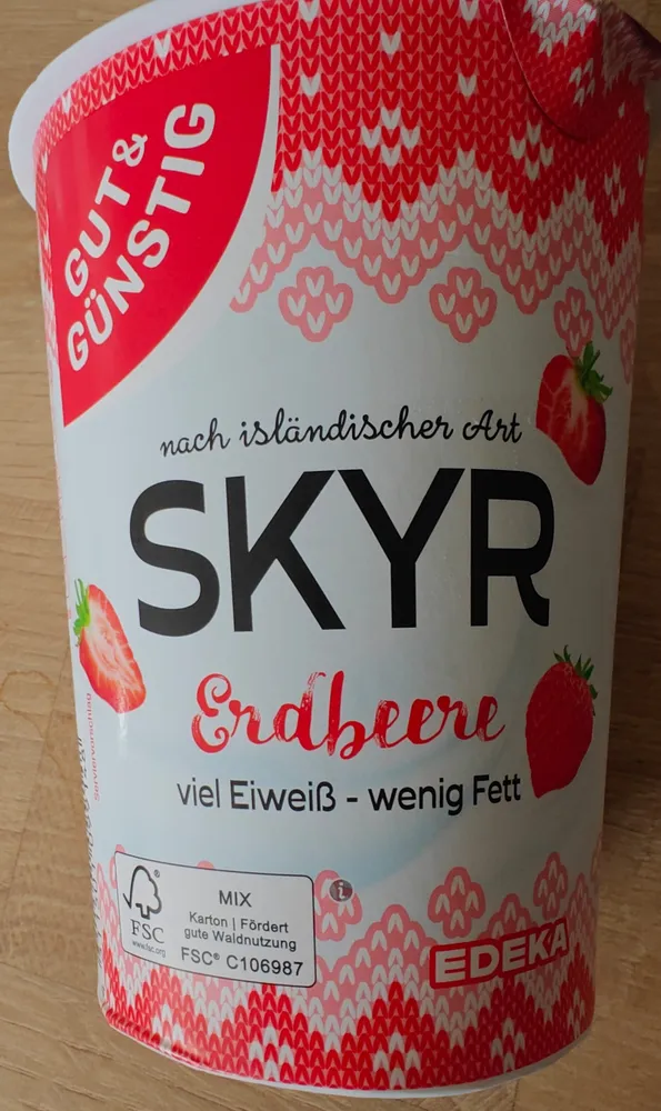 Skyr Erdbeere