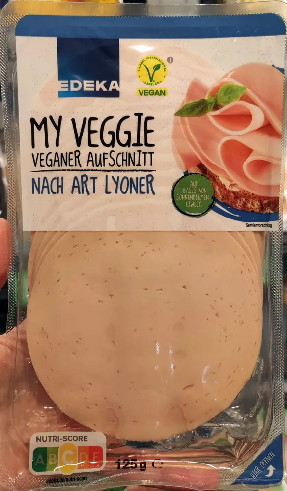 My Veggie Veganer Aufschnitt nach Art Lyoner