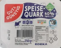 Speisequark, 40% Fett i.Tr.