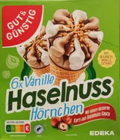Vanille Haselnusshörnchen