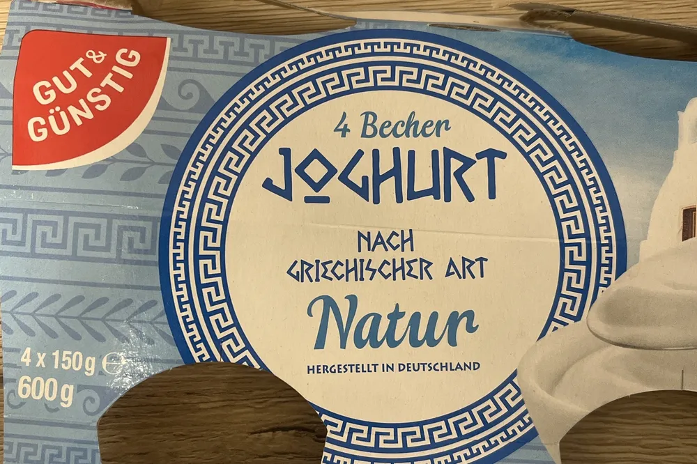 Joghurt griechischer Art