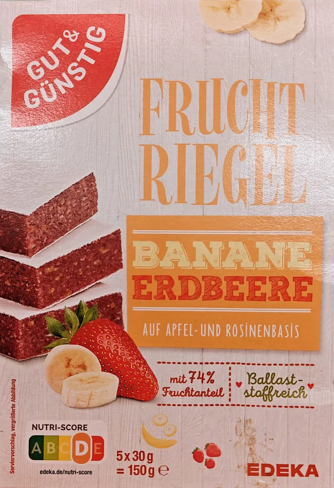 FRUCHT RIEGEL BANANE ERDBEERE