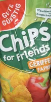 Chips For Friends Geriffelt Paprika