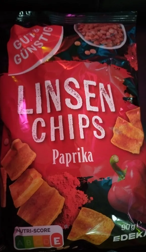 Linsen Chips Paprika