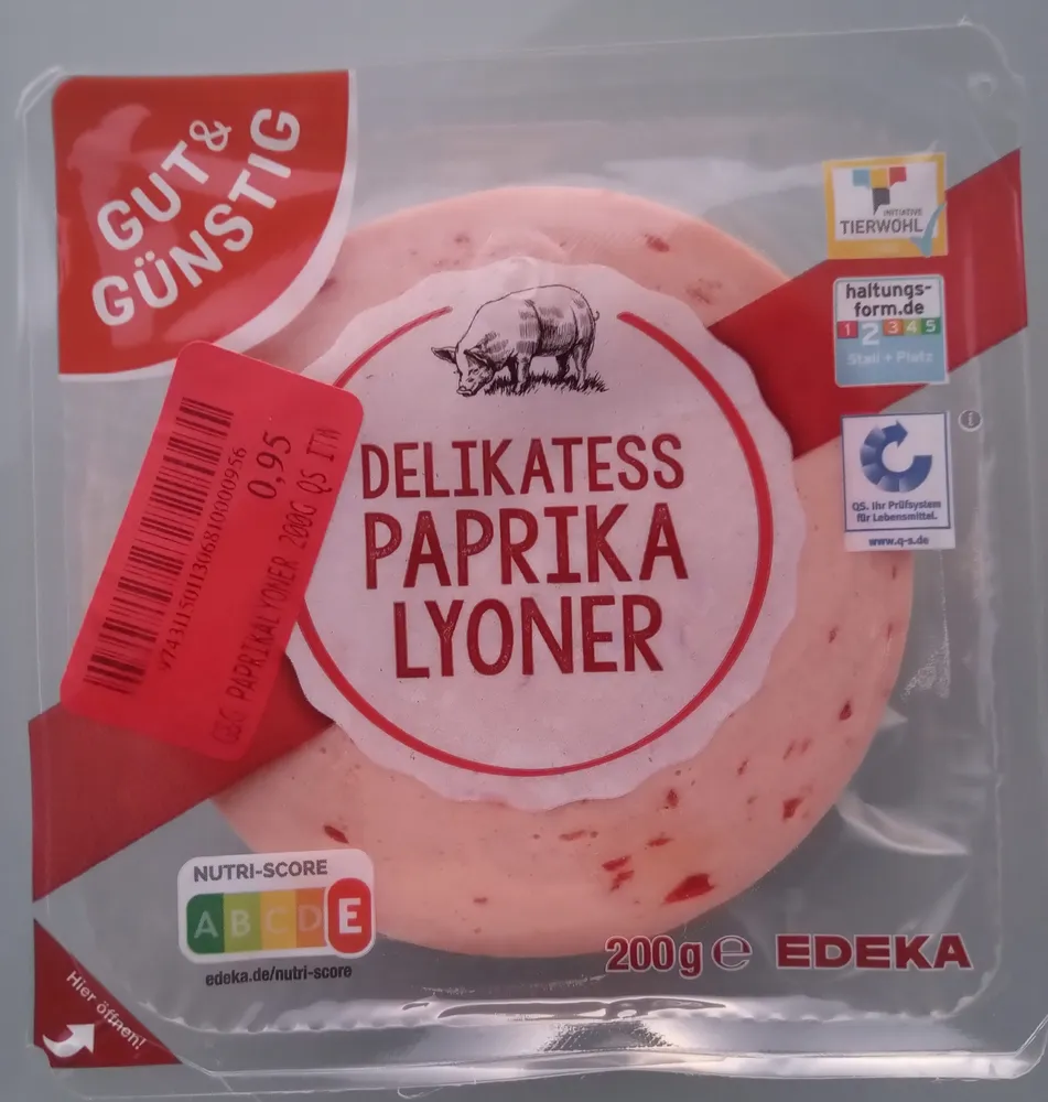 Delikatess Paprika Lyoner