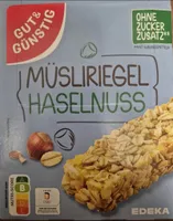 Müsliriegel Haselnuss
