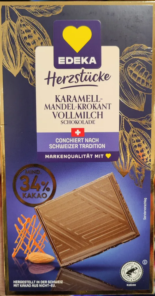 Karamel-Mandel-Krokant Vollmilchschokolade