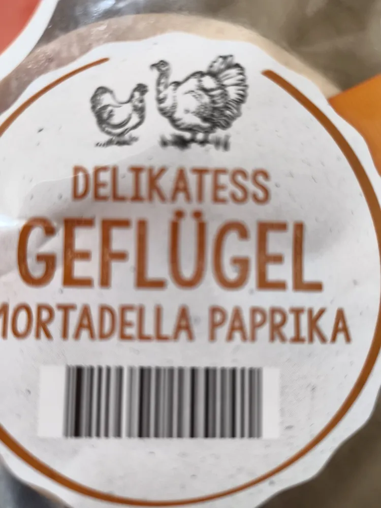 GEFLÜGEL MORTADELLA PAPRIKA