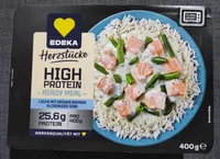 High Protein Ready Meal - Lachs Mit Grünen Bohnen In Cremiger Soße
