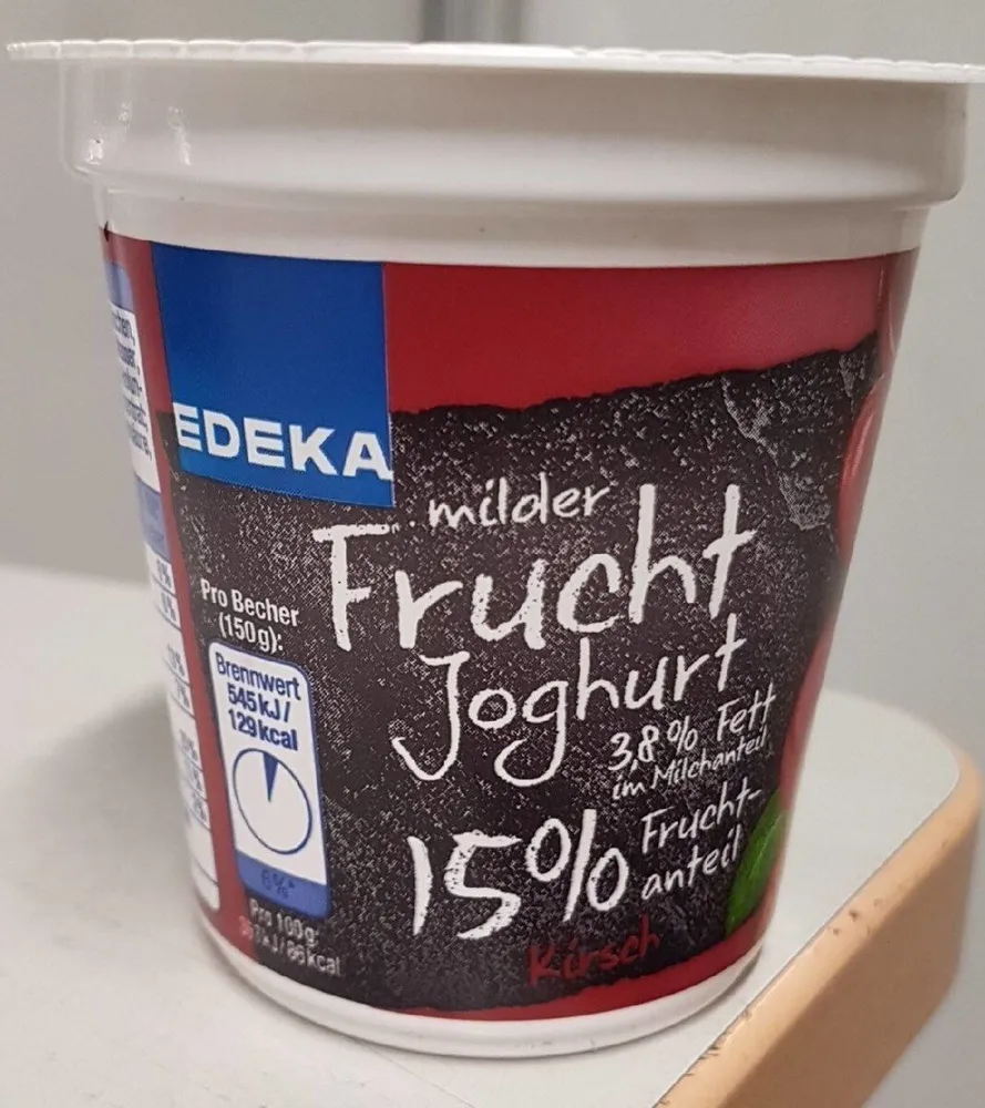Kirsche Milder Frucht Joghurt