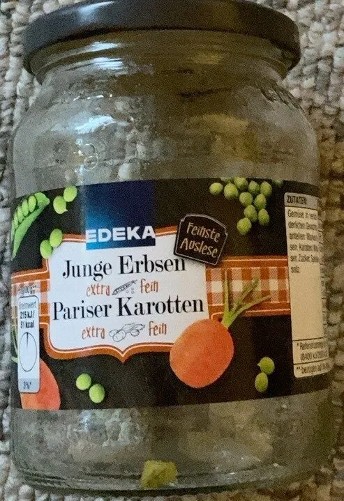 Junge Erbsen Extra Fein Mit Pariser Karotten