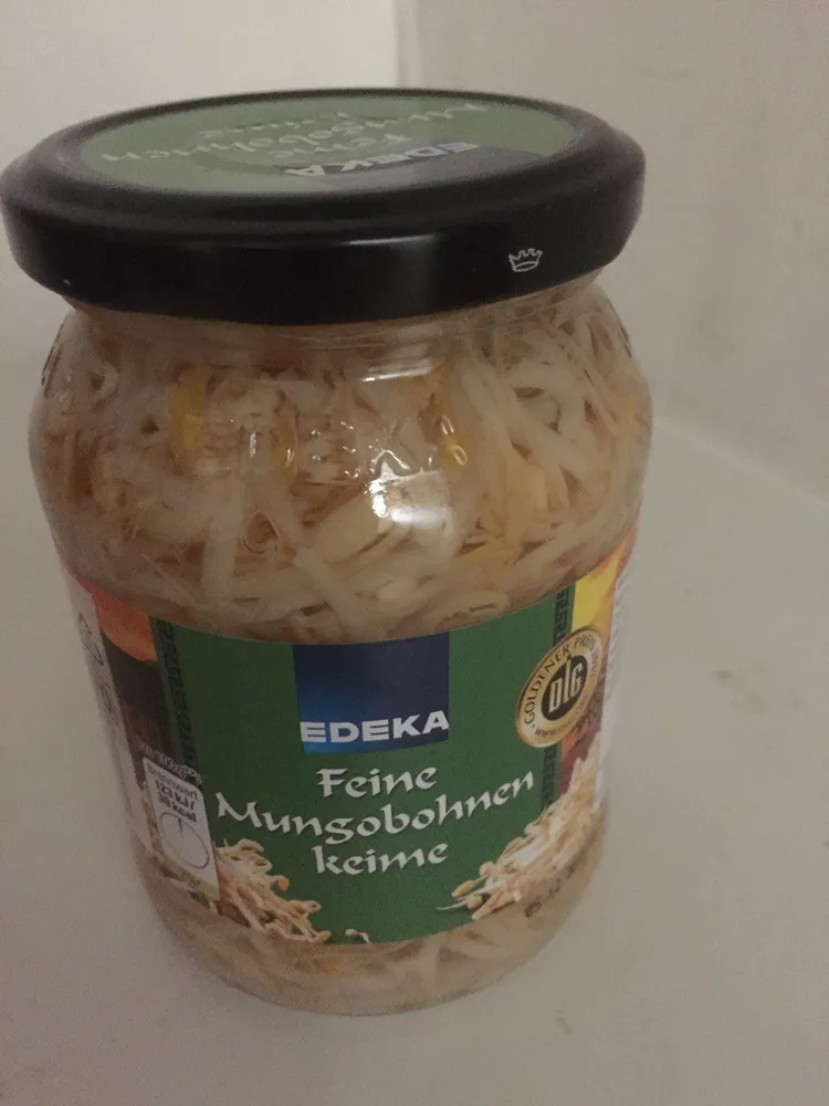 Feine Mungobohnenkeime
