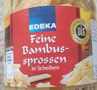 Feine Bambussprossen in Scheiben