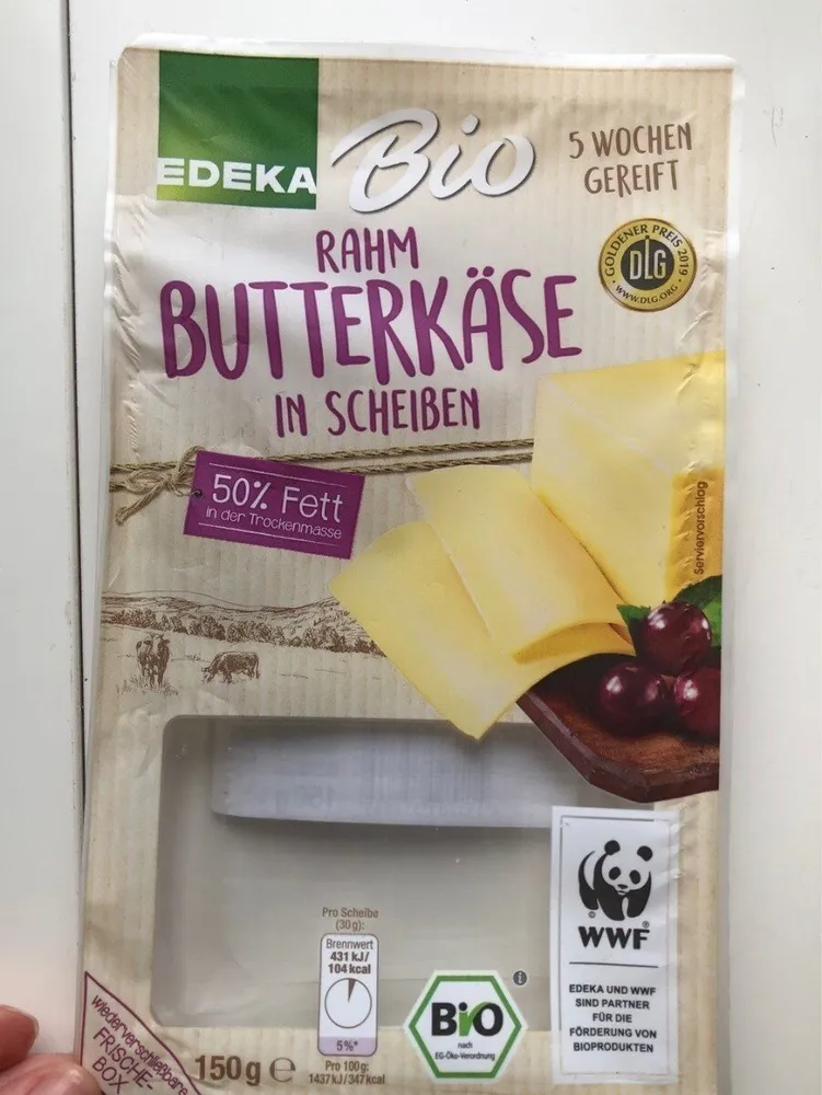 RAHM BUTTERKÄSE IN SCHEIBEN