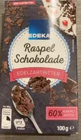 Schokolade geraspelt, Edelzartbitter Mit 60% Kakao