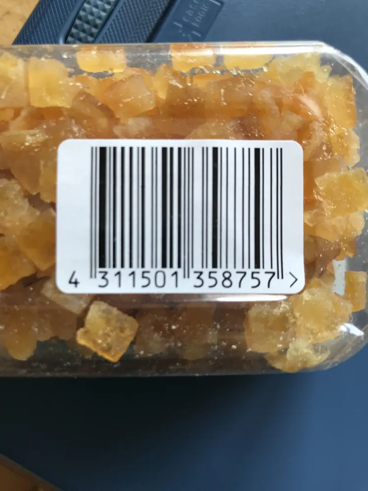 Gewürfeltes orangeat