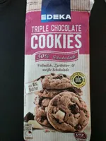Triple chocolate cookies