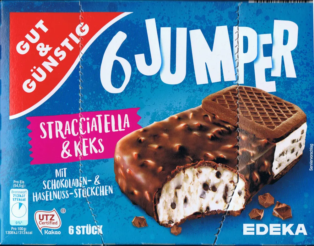 6 Jumper stracciatella & keks