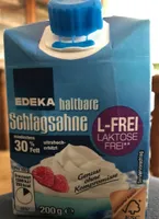 Edeka Haltbare Sahne Lactosefrei 200g