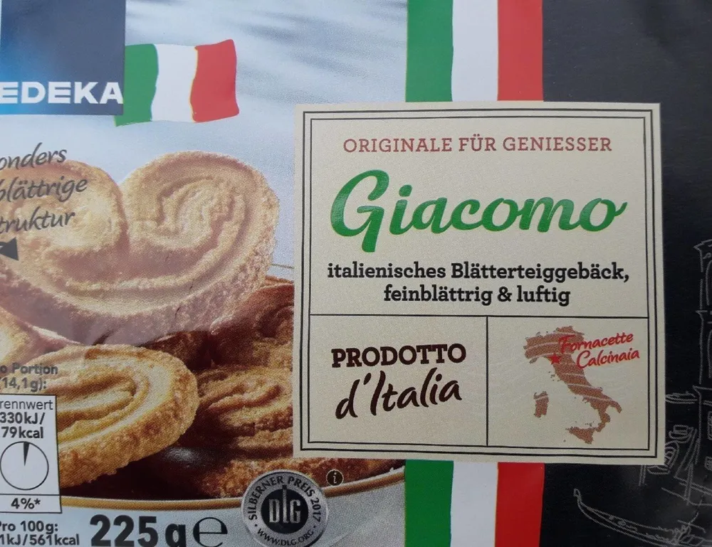 Italienisches Blätterteiggebäck