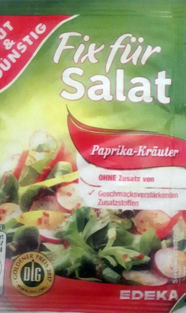 Paprika-Kräuter Fix für Salat