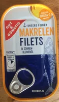 Makrelenfilets in Sonnenblumenöl