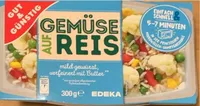 Gemüse auf Reis