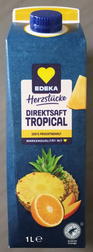 Tropical Direktsaft Ananas-Orange-Mango