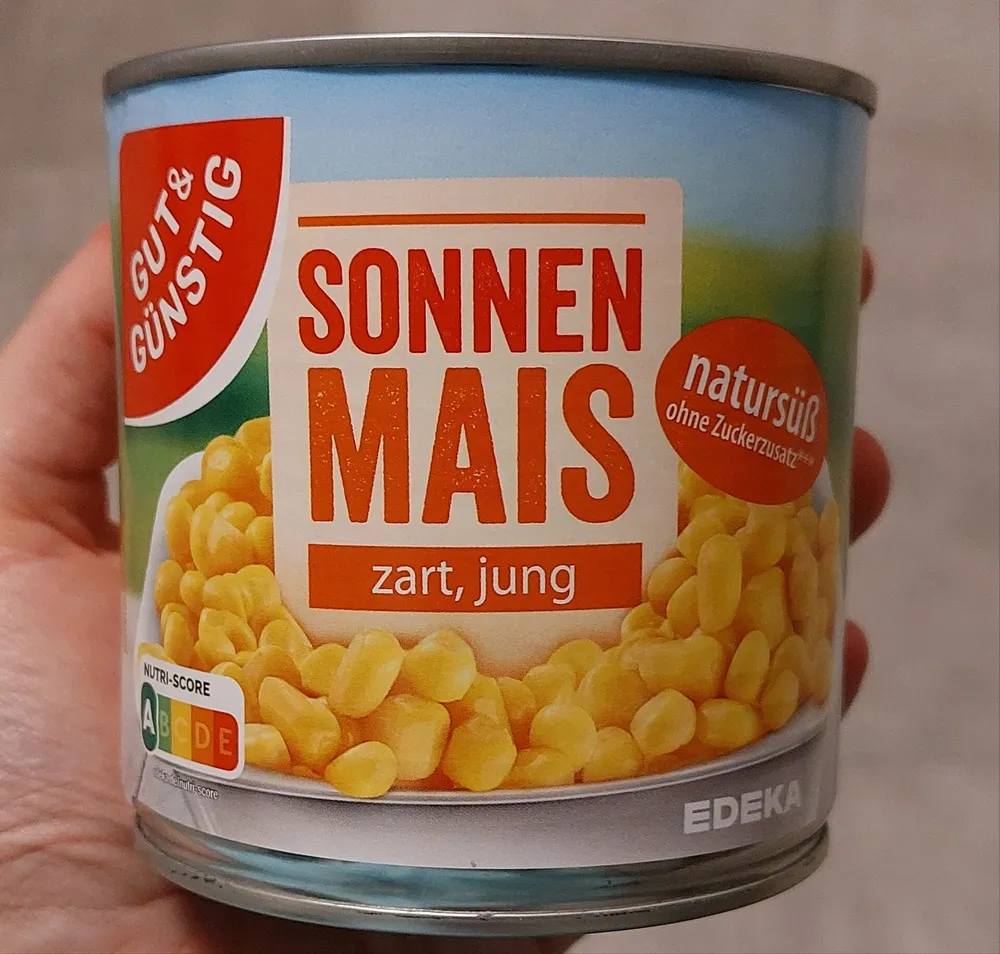 Sonnenmais, zart